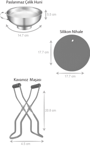 Kolay Konserve Seti - 6 Parça