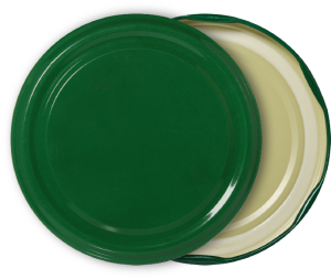 Konserve Kavanoz Kapağı - 5 Paket - 50 Adet (Standart Boy - 82 mm) - Yeşil