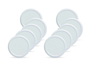 Konserve Kavanoz Kapağı - 5 Paket - 50 Adet (Standart Boy - 82 mm) - Beyaz