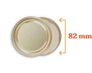 Toptan Kolili  Gold Renk Kavanoz Kapak Çeşitleri  - 1100 Adet (66mm)