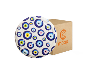 Box Patterned Jar Lid - 1100 Pieces (66mm) - Evil Eye Bead Pattern