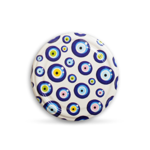 Box Patterned Jar Lid - 1100 Pieces (66mm) - Evil Eye Bead Pattern