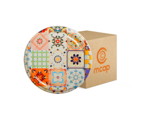 Toptan Kolili Çini 2 Desenli Kavanoz Kapak Çeşitleri  - 650 Adet (82mm)