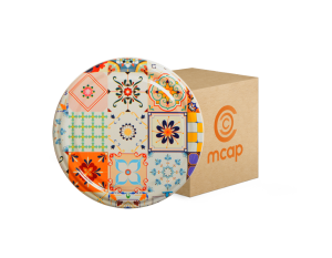 Toptan Kolili Çini 2 Desenli Kavanoz Kapak Çeşitleri  - 650 Adet (82mm)