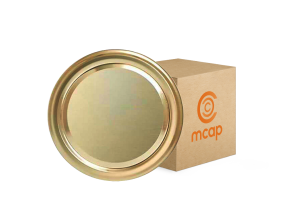 Toptan Kolili  Gold Renk Kavanoz Kapak Çeşitleri  - 1200 Adet (63mm)