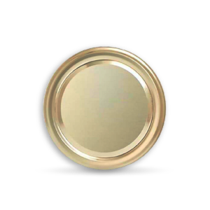 Toptan Kolili  Gold Renk Kavanoz Kapak Çeşitleri  - 350 Adet (100mm)